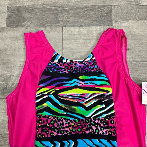 Look-It Activewear Girls Jungle Fever Leotard M - Picture 4 of 6